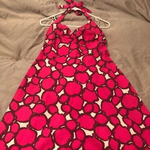 J Crew seersucker halter dress, 10